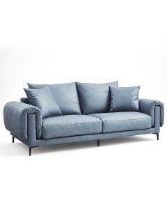 Althaf 3 Seater Sofa (Blue Grey)